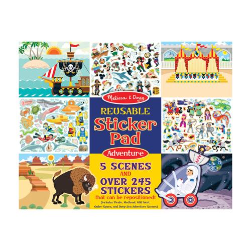 Melissa & Doug - Reusable Sticker Pad - Adventure (Smartfox)