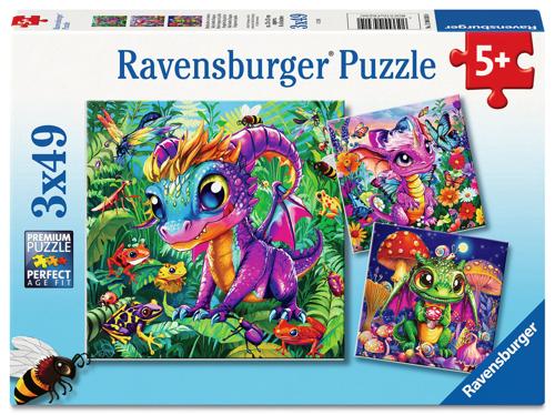 Ravensburger - Baby Garden Dragons 3x49 pieces
