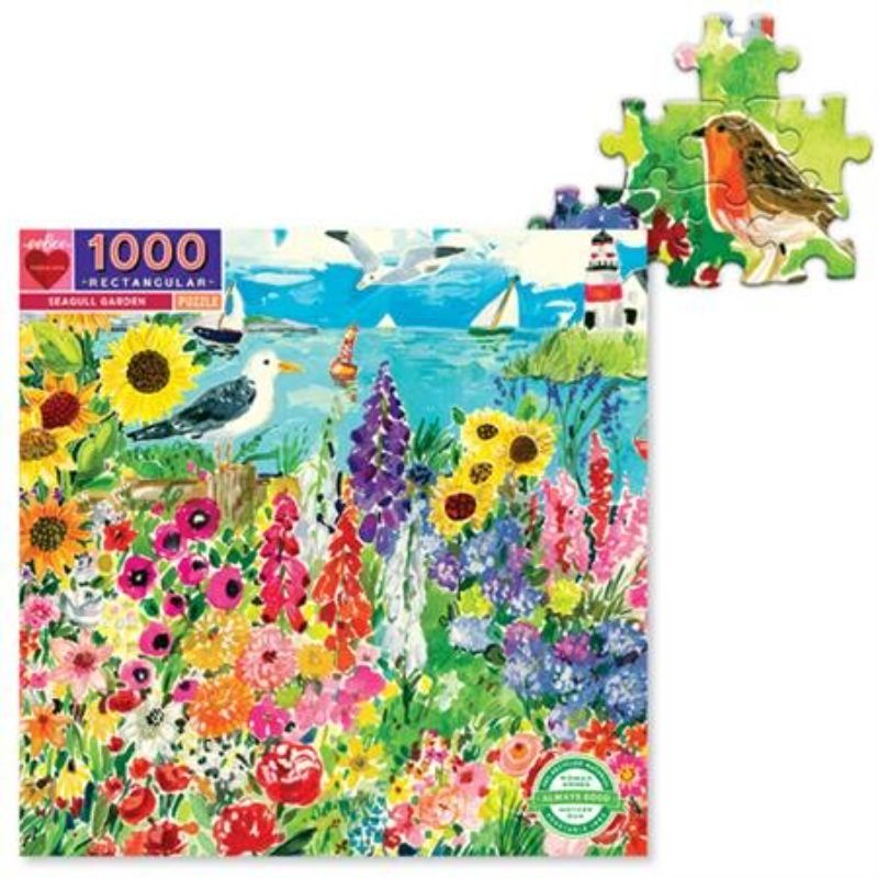 Jigsaw Puzzle - eeBoo Seagull Garden Rtg (1000pcs)