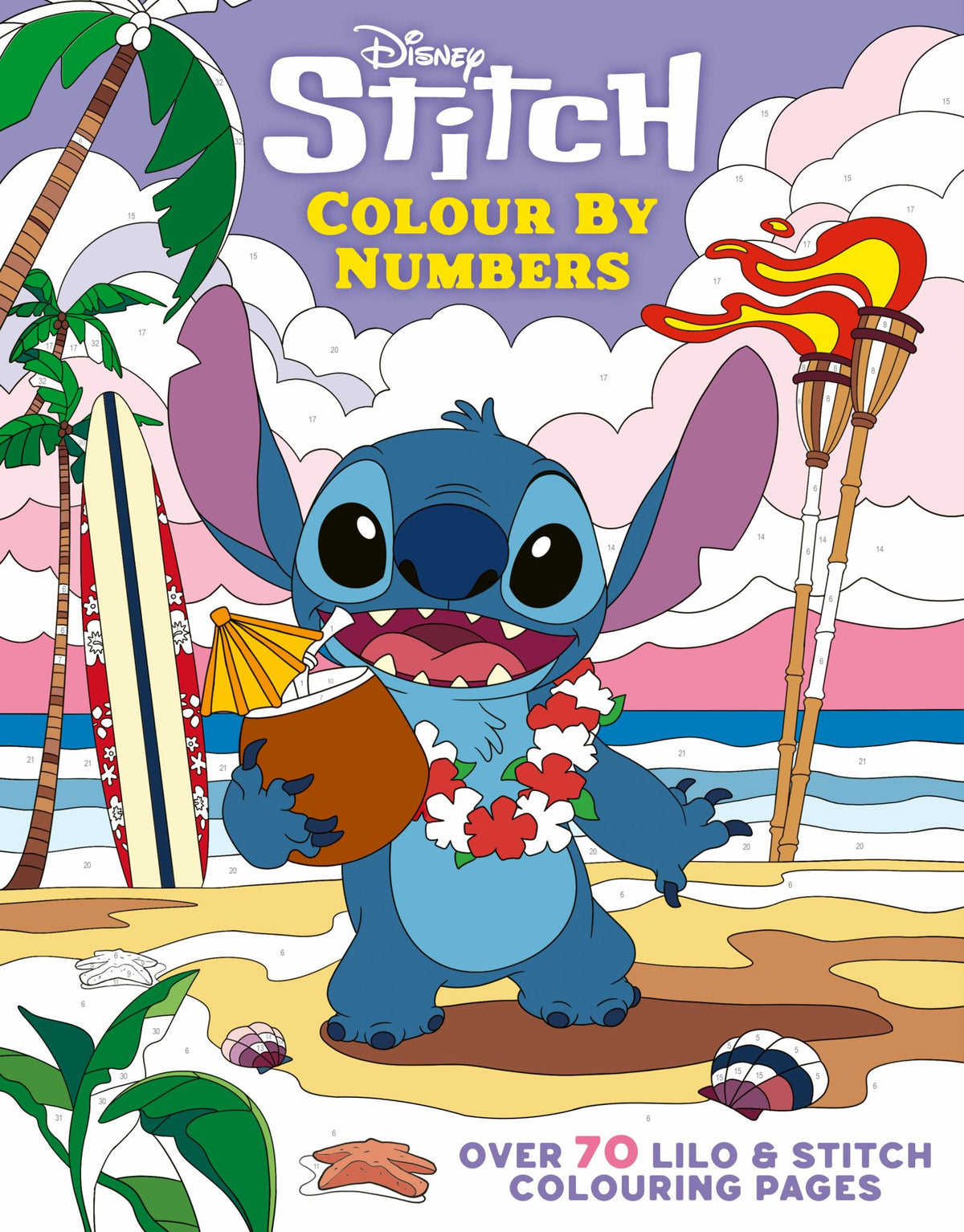 Stitch: Colour By Numbers - Disney