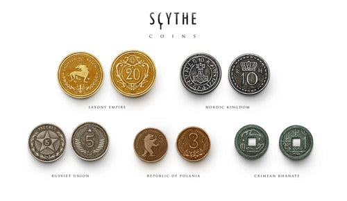 Scythe: Metal Coins Board Game