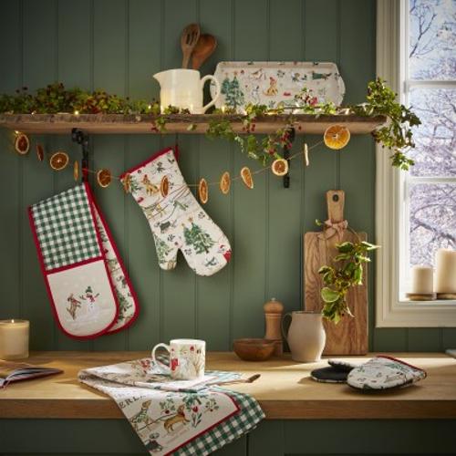 Ulster Weavers Winter Walkies Melamine Scatter Tray 21 x 14cm