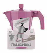 Pezzetti Italexpress 3 Cup Aluminium Coffee Maker Magenta