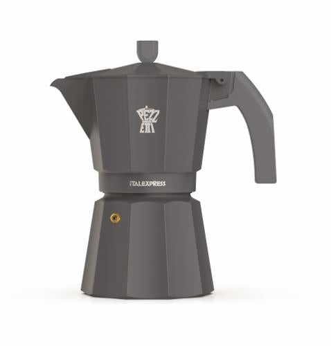 Pezzetti Italexpress 6 Cup Aluminium Coffee Maker Shooting Ash