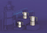 Pezzetti Pentaexpress 3 Cup Aluminium Coffee Maker