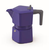 Pezzetti Pentaexpress 6 Cup Aluminium Coffee Maker Torpedo Blue