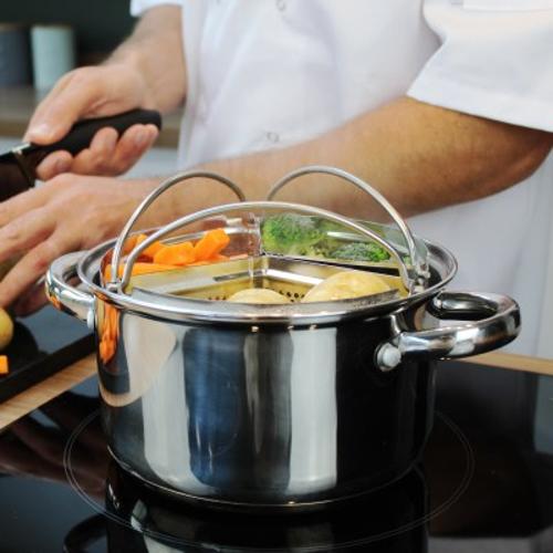 Taylors 3pc Stainless Steel Saucepan Divider Set 18cm
