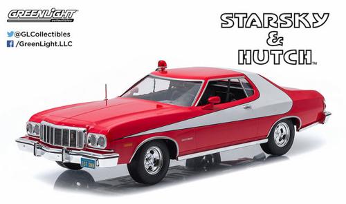 1976 Ford Gran Torino Starsky & Hutch 1:18 Greenlight Red