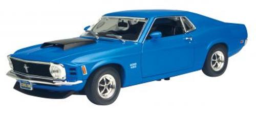 1970 Ford Mustang Boss 429 Scale Model 1:18 Motormax Blue