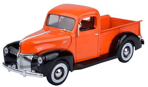 1940 Ford Pickup Scale Model 1:18 Motormax Orange