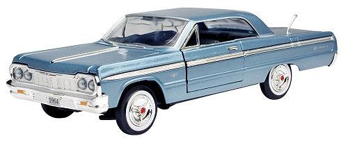 1964 Chevrolet Impala Scale Model 1:24 Motormax Blue