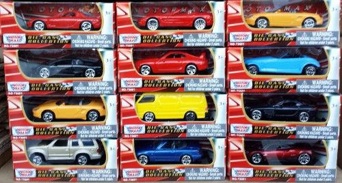 Assorted 3-Inch Die Cast Model Cars 48-Piece Display Motormax