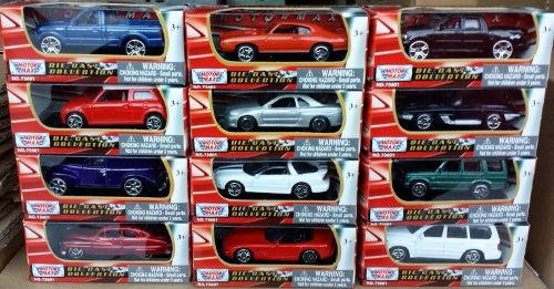 Assorted 3-Inch Die Cast Model Cars 48-Piece Display Motormax