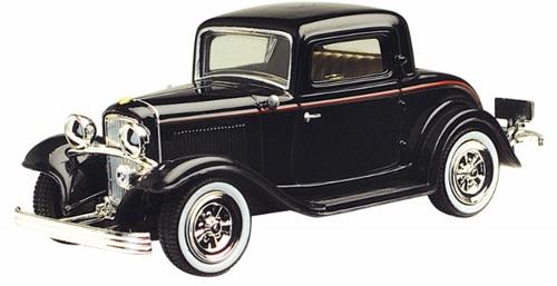 1932 Ford Coupe Scale Model 1:43 Motormax Black