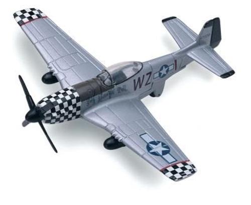 Boeing P-51 Mustang Aircraft Model 1:100 Motormax