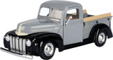1942-47 Ford Jailbar Pickup Scale Model 1:24 Motormax Blue or Grey