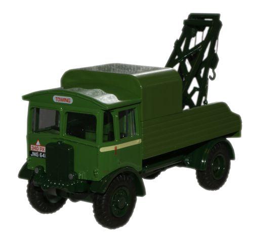 AEC Matador Wrecker Scale Model 1:76 Oxford Green
