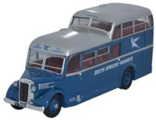 Commer Commando South African Airways Scale Model 1:76 Oxford Blue/White