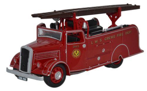 Dennis Light Four LMS Crewe Fire Department Scale Model 1:76 Oxford