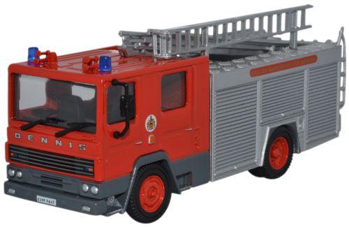 Dennis RS Fire Appliance EVM 946T Scale Model 1:76 Oxford