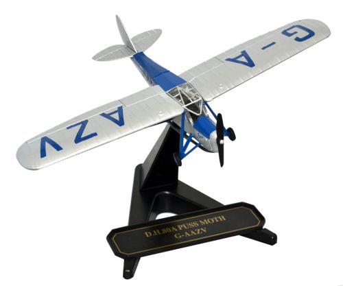 De Havilland G-AAZV Puss Moth Aircraft Model 1:72 Oxford
