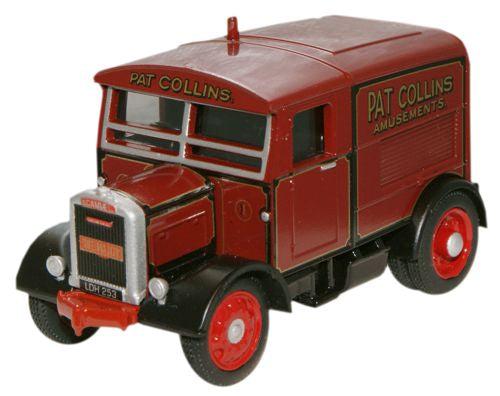 Scammell Showtrac Pat Collins Amusements Scale Model 1:76 Oxford Red