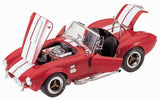 1965 Shelby Cobra 427 S/C Scale Model 1:18 Shelby Collectables Red/White