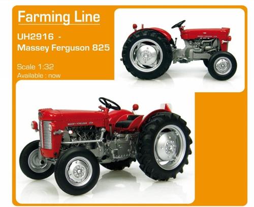 Massey Ferguson 825 Scale Model 1:32 Universal Hobbies Red