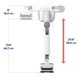 HX Desk Monitor Arm with HD Pivot - Ergotron Mounting Arm for Monitor (White)