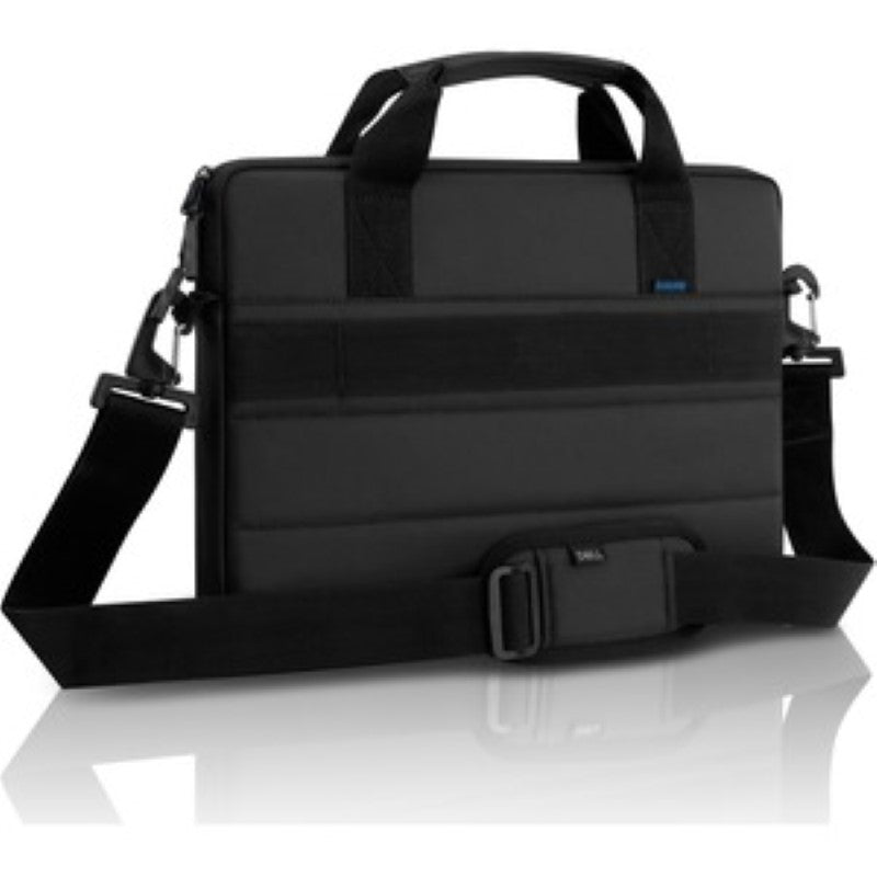 Dell EcoLoop Pro Sleeve in black, made from ocean-bound plastic, offering rugged protection and eco-friendly design for laptops.