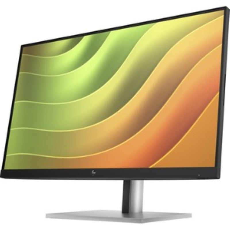 HP E24u G5 23.8" Full HD LCD Monitor with IPS, 1920x1080 resolution, HDMI/DisplayPort, and VESA mount compatibility.