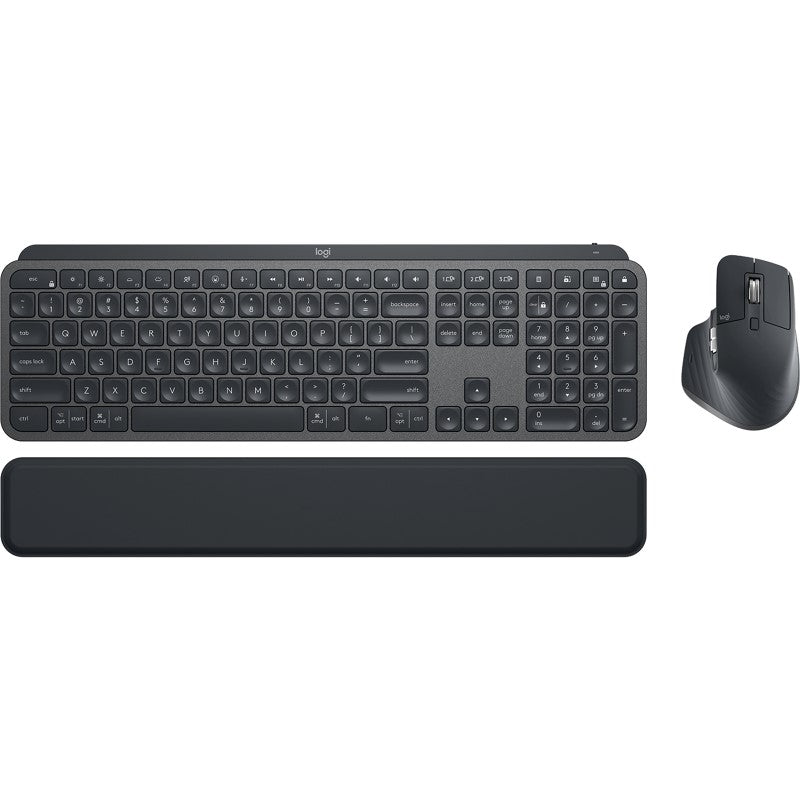 Logitech MX Keys Combo for Business - Gen 2: wireless keyboard with auto-backlit and ergonomic mouse for enhanced productivity.