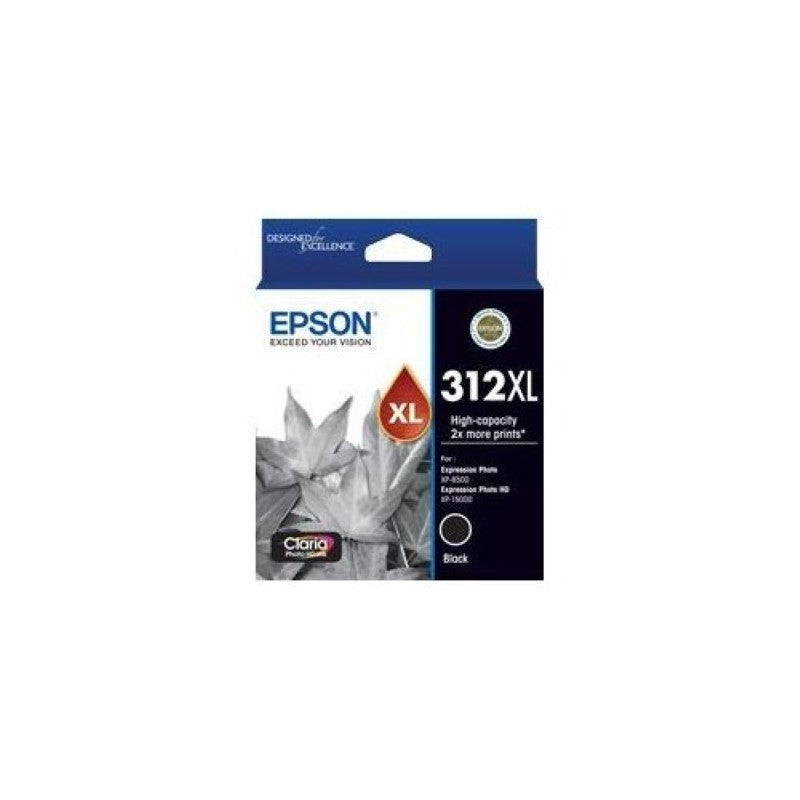 Inkjet Ink Cartridge - Epson Claria Photo HD 312XL Original High Yield (Black)