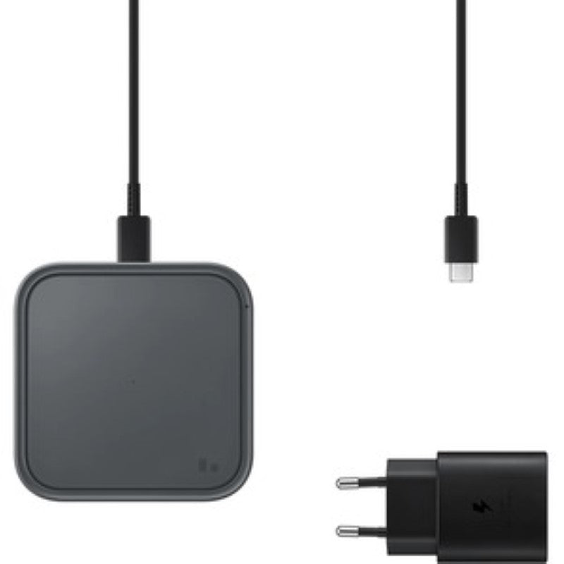 FAST WIRELESS CHARGER Duo - Samsung Adapter and Cable 15W (BLACK)