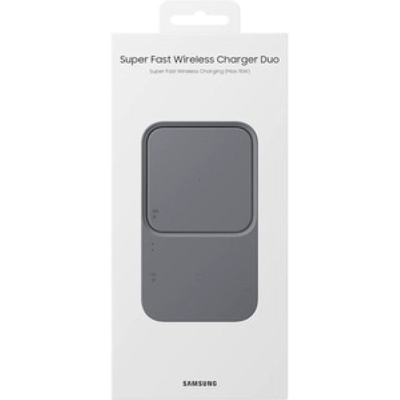 FAST WIRELESS CHARGER Duo - Samsung Adapter and Cable 15W (BLACK)
