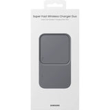 FAST WIRELESS CHARGER Duo - Samsung Adapter and Cable 15W (BLACK)