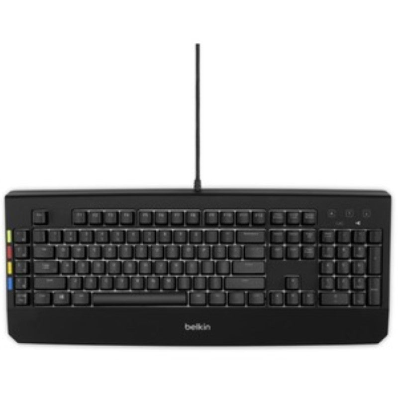 Belkin KVM Remote Control With Integrated Keyboard - 2-4-8 Port Secure (Black)