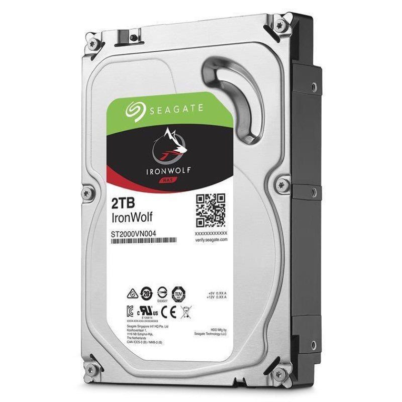 Internal Hard Drive - Seagate IronWolf ST2000VN003 NAS 3.5IN 6GB/S SATA (2TB)