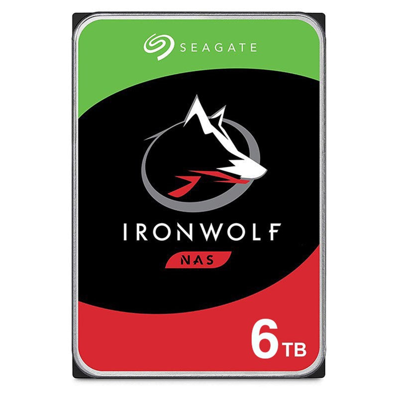 Internal Hard Drive - Seagate IronWolf  ST6000VN006 NAS 3.5" 6GB/S SATA (6TB)