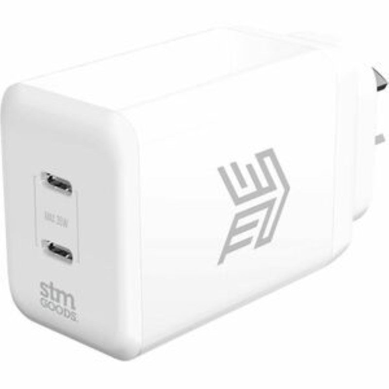 STM Goods 35W Dual Port Power Adapter - 35 W (White)