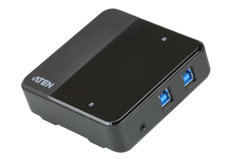 US234 2 Port USB 3.0 Peripheral Sharing Switch for sharing 4 USB devices between 2 computers with easy remote selection.