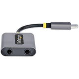 USB-C Headphone Splitter/Dongle with Mic - StarTech (Space Gray)