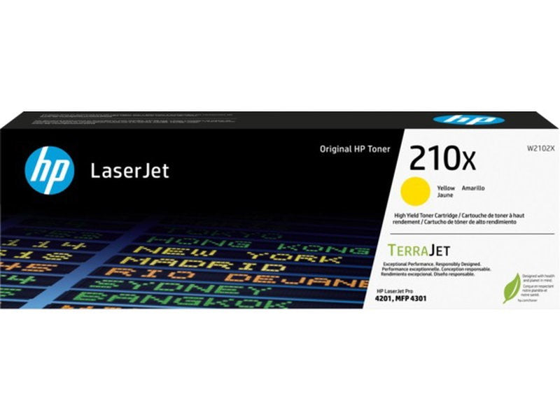 Laser Toner Cartridge - HP 210X Original High Yield (Yellow)