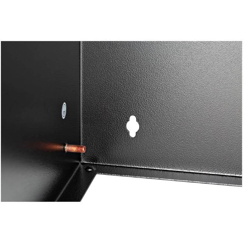 StarTech 8U Wall Mount Bracket for 12-inch equipment, solid steel, 14-inch deep, ideal for saving space in offices.