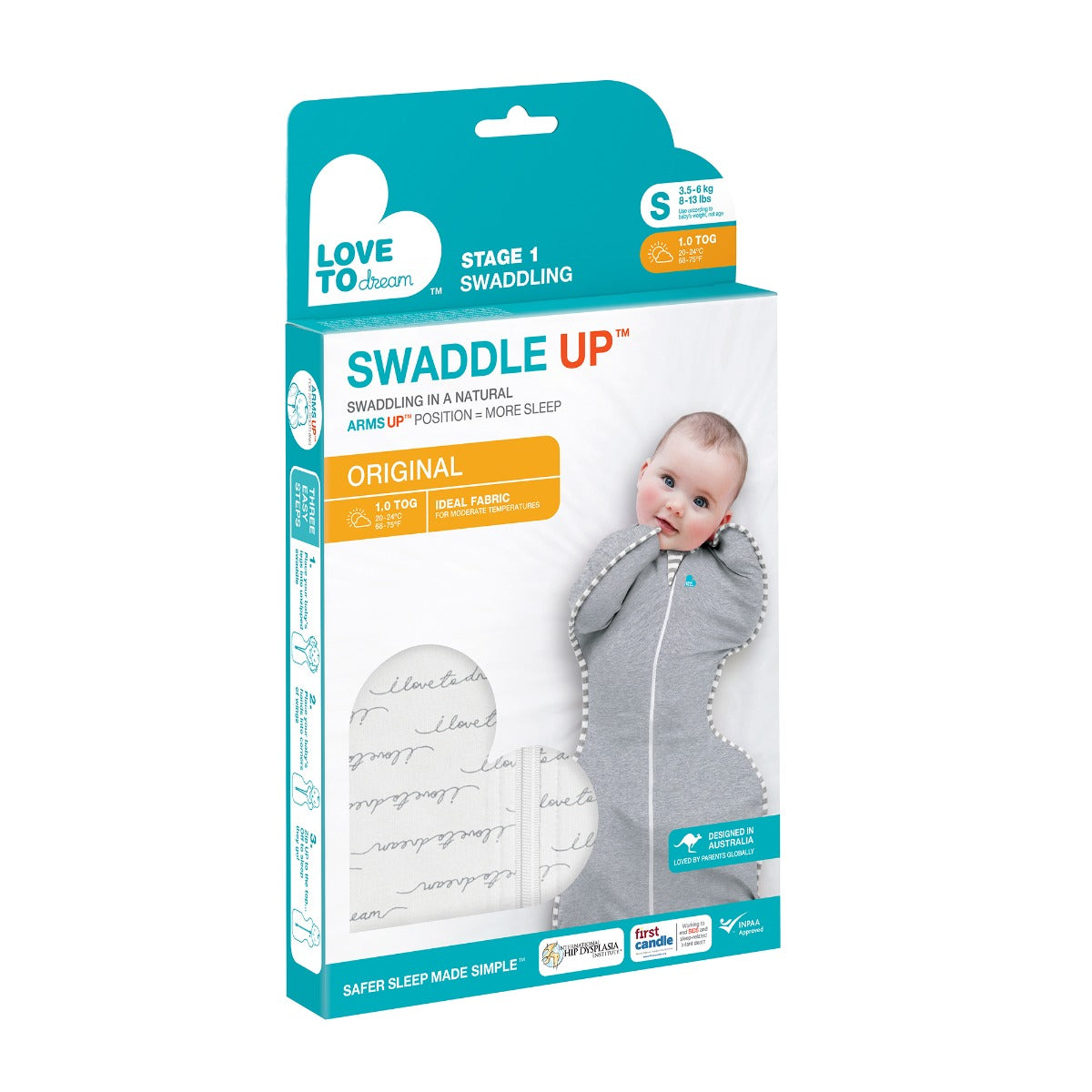 Love to Dream Swaddle Up™ Original 1.0 TOG - Dreamer - Small