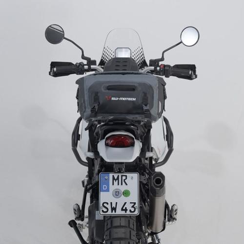 TAIL BAG SW MOTECH DRYBAG GREY BLACK 18L WEATHERPROOF
