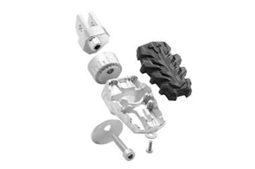 FOOTREST KIT SW MOTECH EVO HONDA CB NX XL MOTO GUZZI V TRIUMPH SPEED
