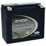 MOTORCYCLE AND POWERSPORTS BATTERY AGM 12V 18AH 450CCA BY SSB ULTRA HIGH PERFORM