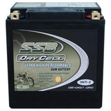 MOTORCYCLE AND POWERSPORTS BATTERY AGM 12V 30AH 515CCA BY SSB ULTRA HIGH PERFORM