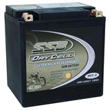 MOTORCYCLE AND POWERSPORTS BATTERY AGM 12V 30AH 515CCA BY SSB ULTRA HIGH PERFORM